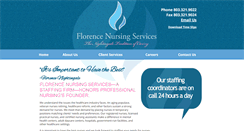 Desktop Screenshot of florencenursing.com